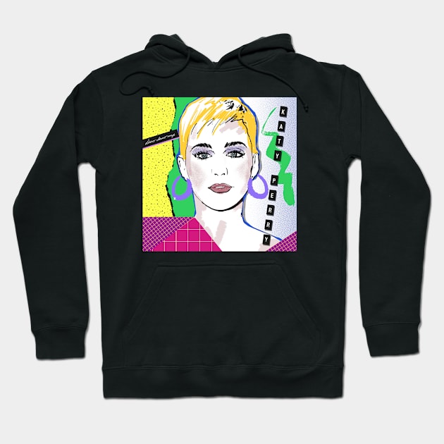 KATY PERRY 80S RETRO STYLE Hoodie by DISCO DISCO MX